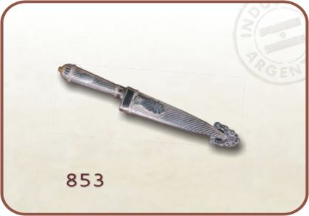 Fac�n alpaca galloneado 12 cm